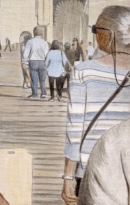 A Piece of Me #11, egg tempera on panel, 21 x 13.3 cm or 5 1/4 x 8 1/4 in.