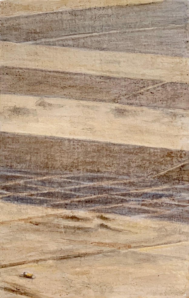 A Piece of Me #31, egg tempera over linen on panel. 21 x 13.3 cm or 5 1/4 x 8 1/4 in.