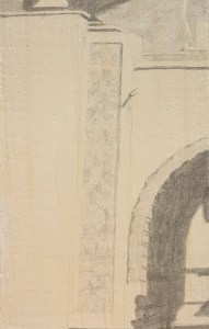 A piece of me #07, the egg tempera underpainting