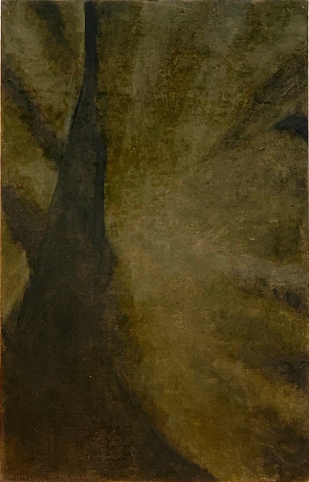 A Piece of Me #17, mixed technique on panel. 21 x 13.3 cm or 5 1/4 x 8 1/4 in.