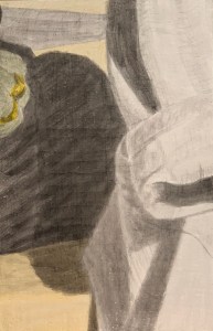 A piece of me #27, the egg tempera underpainting.