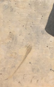 A piece of me #42, the mixed technique over pastiglia on panel, 21 x 13.3 cm or 8 1/4 x 5 1/4 in.