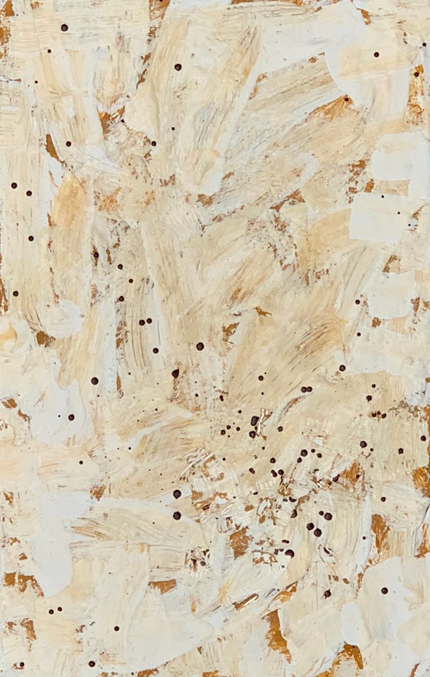 A Piece of Me #33, encaustic on panel. 21 x 13.3 cm or 8 1/4 x 5 1/4 in.