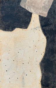 A Piece of Me #43, encaustic on panel over linen. 21 x 13.3 cm or 5 1/4 x 8 1/4 in. Final Version.