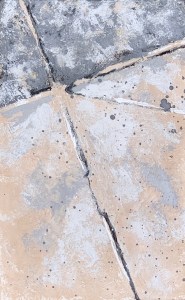 A Piece of Me #63, encaustic on gessoed panel. 21 x 13.3 cm or 8 1/4 x 5 1/4 in.