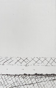 A Piece of Me #24, underdrawing in pen and ink.