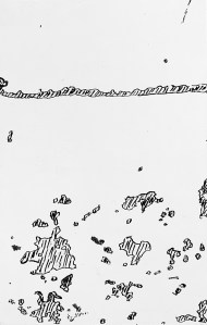 A Piece of Me #49, pen and ink underdrawing.