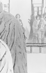 A Piece of Me #14, underdrawing.