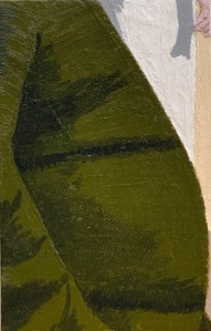 A Piece of Me #18, encaustic over pastiglia on panel. 21 x 13.3 cm or 5 1/4 x 8 1/4 in.