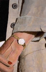 A Piece of Me #26, acrylic on panel. 21 13.3 cm or 5 1/4 x 8 1/4 in.