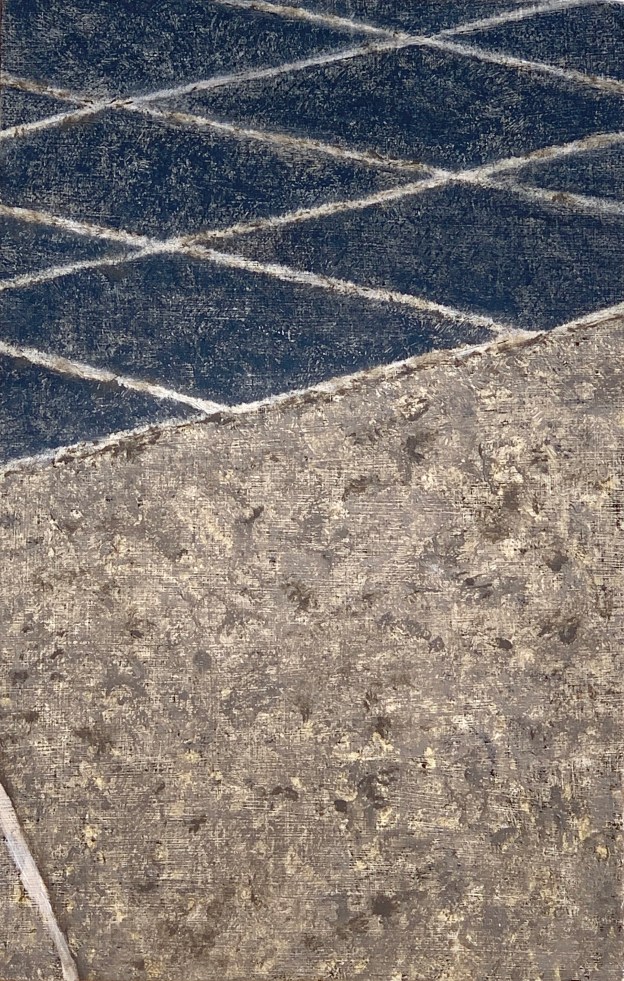 A Piece ofMe #55, oil on linen mounted on panel. 21 x 13.3 cm or 5 1/4 x 8 1/4 ".