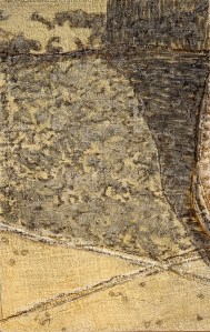 A Piece of Me #60, underdrawing over collage.