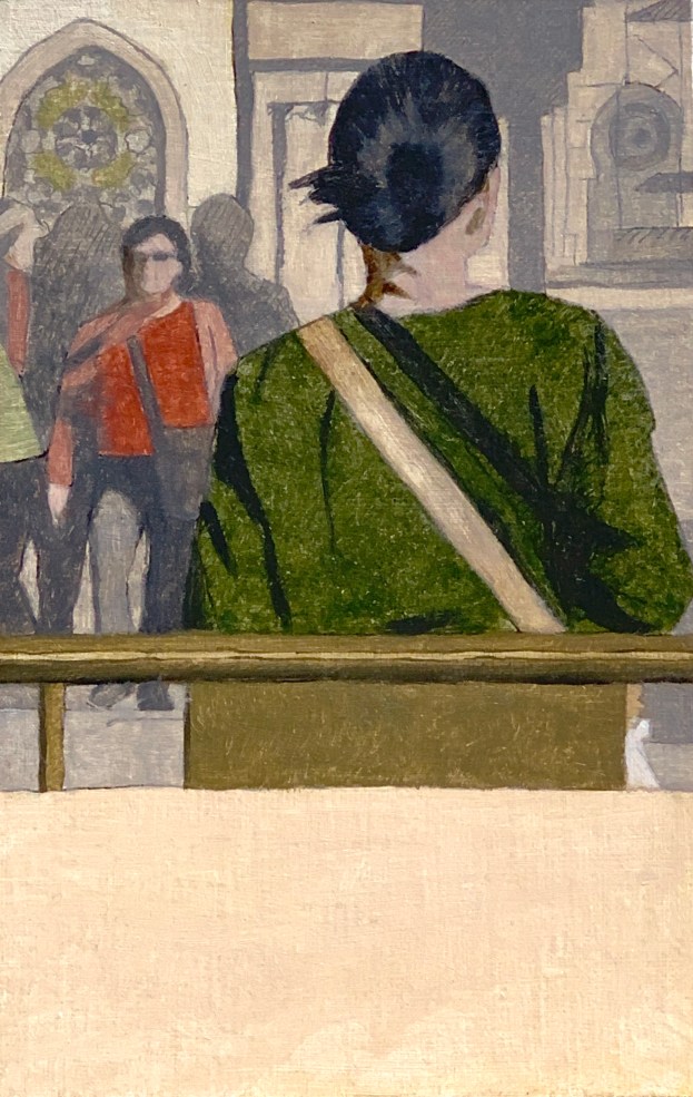 A Piece of Me #15 oil on panel. 21 x 13.3 cm or 5 1/4 x 8 1/4 in.