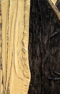 A Piece of Me #20, underdrawing over collage..