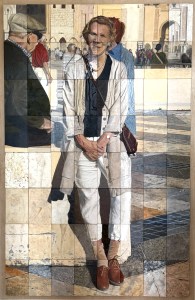Pieces Of Me. Fully assembled and hanging on the wall. 66" x 42'' or 168 x 106 cm unframed/ 69" x 45" or 175 x 114 cm, framed.