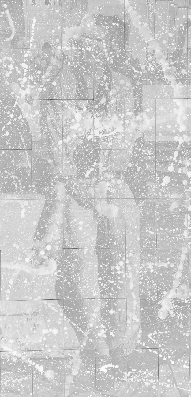 Silverpoint Assemblage, 32'" x 66"
